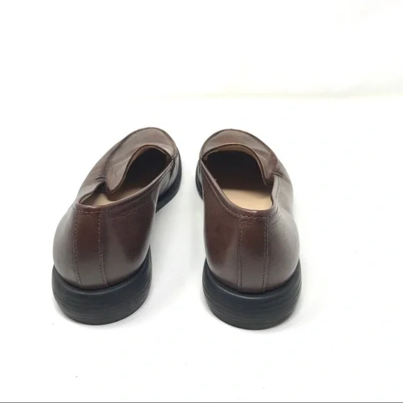 Nicole Brown/Copper Loafers Rubber Soles Size 8M - Picture 4 of 8